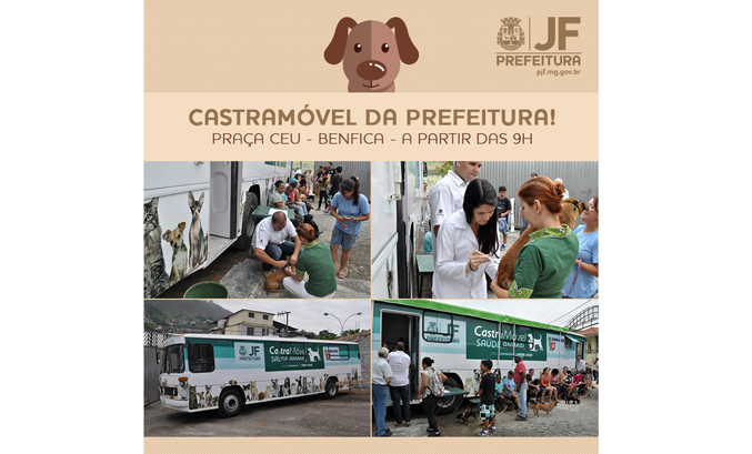 Portal de Notcias PJF | Castramvel  Zona norte receber programa de esterilizao itinerante da Prefeitura | DEMLURB - 4/2/2016