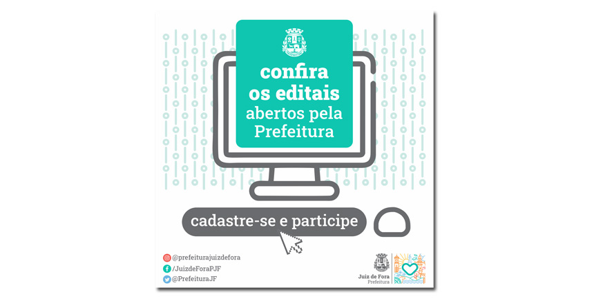 Portal de Notcias PJF | Prefeitura lana novos editais | STDA - 4/10/2022