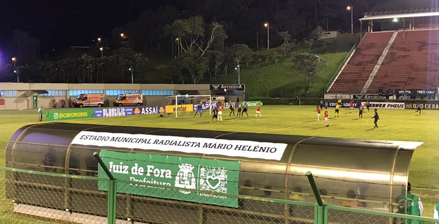 Tupi é goleado no Estádio Municipal pela Copa do Brasil Sub-20