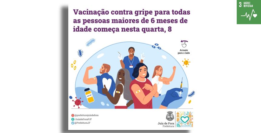 Portal de Notícias PJF | PJF amplia público da vacinação contra a Influenza para maiores de seis meses nesta quarta-feira, 8 | SS - 7/5/2024
