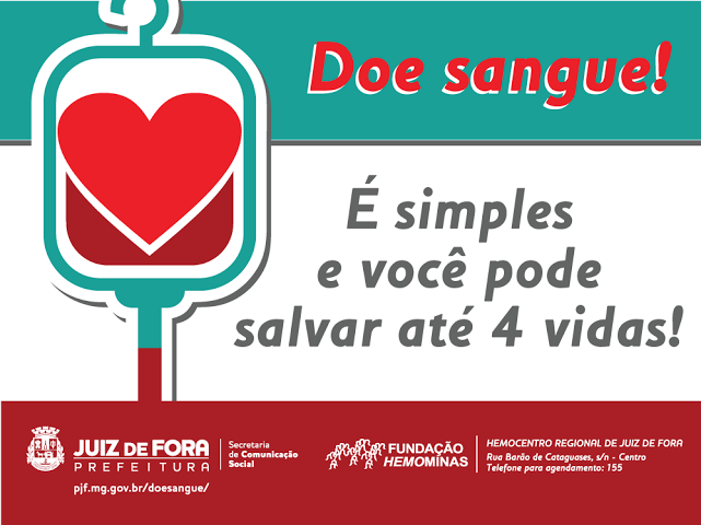 Portal de Notcias PJF | Projeto Bem Comum estimula doao de sangue | SECOM - 21/10/2014