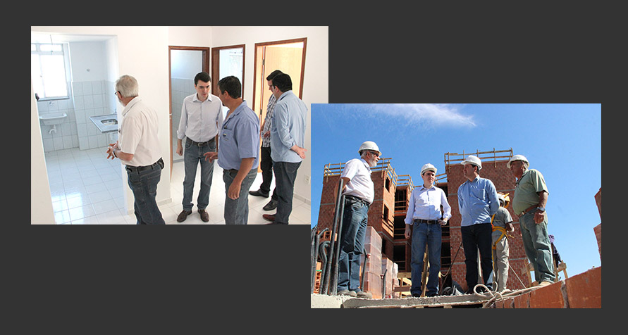 Portal de Notcias PJF | Minha Casa Minha Vida  Prefeito visita obras e destaca a entrega de mil casas | PREFEITO - 2/9/2014