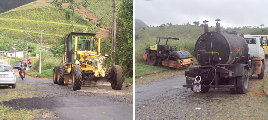 Portal de Notcias PJF | Empav realiza asfaltamento no Bairro Pedras Preciosas | EMPAV - 21/5/2015
