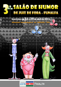 Portal de Notcias PJF | 3 Salo de Humor de Juiz de Fora - Funalfa abre inscries na prxima segunda-feira | FUNALFA - 7/4/2011