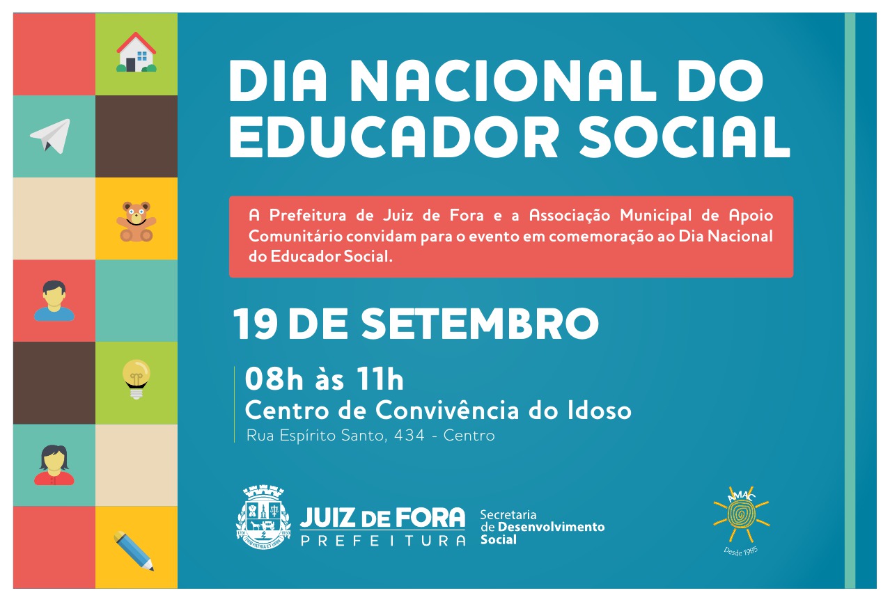 Portal de Notcias PJF | SDS e Amac promovem evento em comemorao ao Dia Nacional do Educador Social nesta sexta-feira | SDS - 18/9/2014