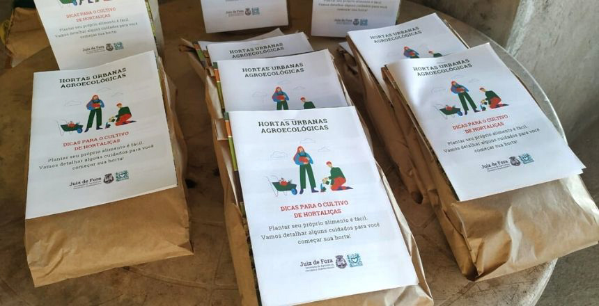 Portal de Notícias PJF | PJF distribui sementes de hortaliças à famílias em vulnerabilidade social | SEAPA - 18/5/2022