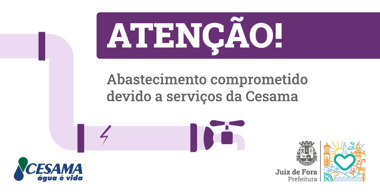 Portal de Notícias PJF | Substituição de bomba na elevatória do Alto dos Pinheiros pode comprometer abastecimento da área nesta quarta-feira, 20 | CESAMA - 19/7/2022