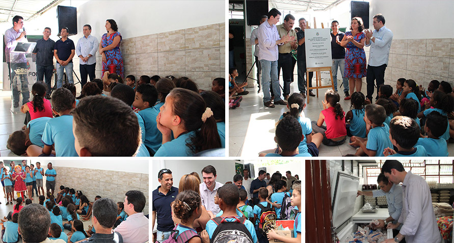 Portal de Notcias PJF | Prefeitura entrega obras de revitalizao da Escola Padre Wilson no Bairro Igrejinha  | SE - 17/12/2014