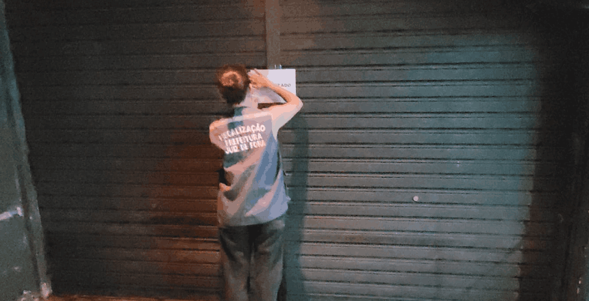 Portal de Notícias PJF | Fiscalização interdita bar no Bairro Paineiras por falta de alvará de localização | SEDUPP - 27/3/2026