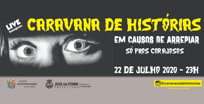 “Caravana de Histórias” realiza live de arrepiar nesta quarta-feira