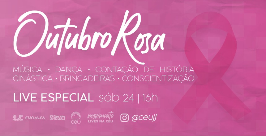Praça CEU promove “live” cultural em apoio ao “Outubro Rosa”