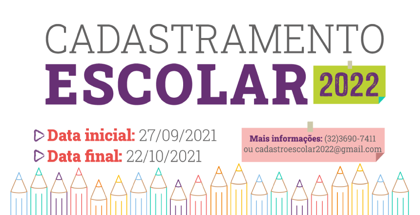 Portal de Notcias PJF | SE inicia Cadastramento Escolar 2022 para rede municipal na segunda-feira, 27 | SE - 22/9/2021