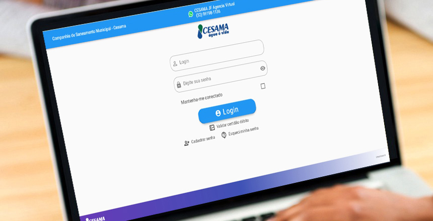 Portal de Notícias PJF | Cesama lança nova Agência Virtual para facilitar atendimento ao público | CESAMA - 29/11/2022