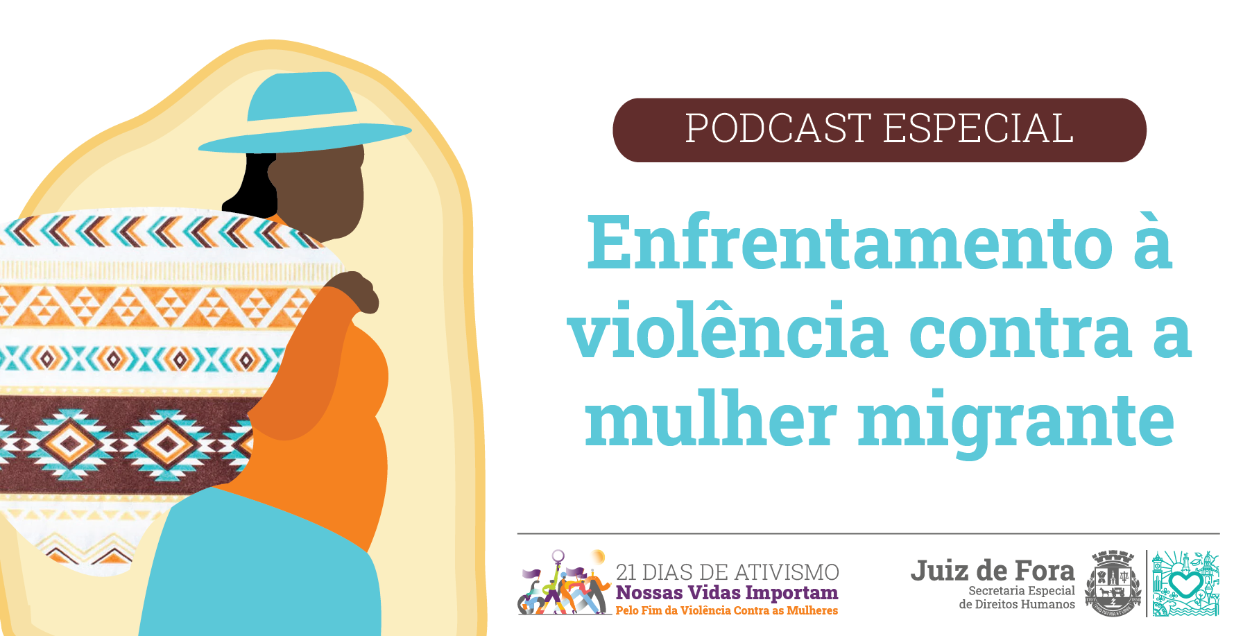 Portal de Notícias PJF | "Nossas vidas importam": Secom lança podcast sobre a mulher migrante em Juiz de Fora | SECOM - 1/12/2021