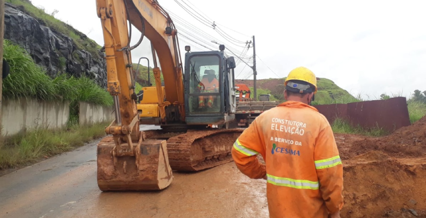Portal de Notícias PJF | Cesama executa 90% das obras da quarta adutora | CESAMA - 10/1/2022