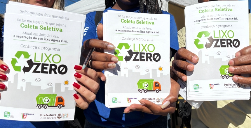 Portal de Notícias PJF | “Lixo Zero na Minha Praça” leva ações ambientais a duas regiões nesta semana | DEMLURB - 24/8/2026
