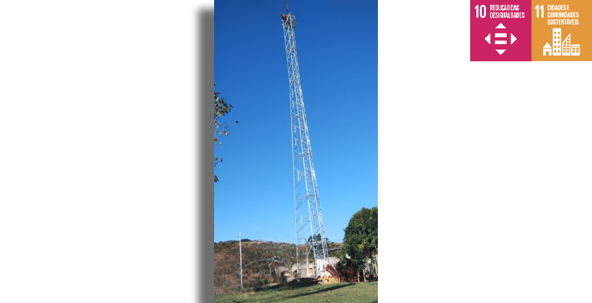 Portal de Notícias PJF | Alô Minas instala sinal de telefonia celular em Penido | SEPPOP - 2/10/2023