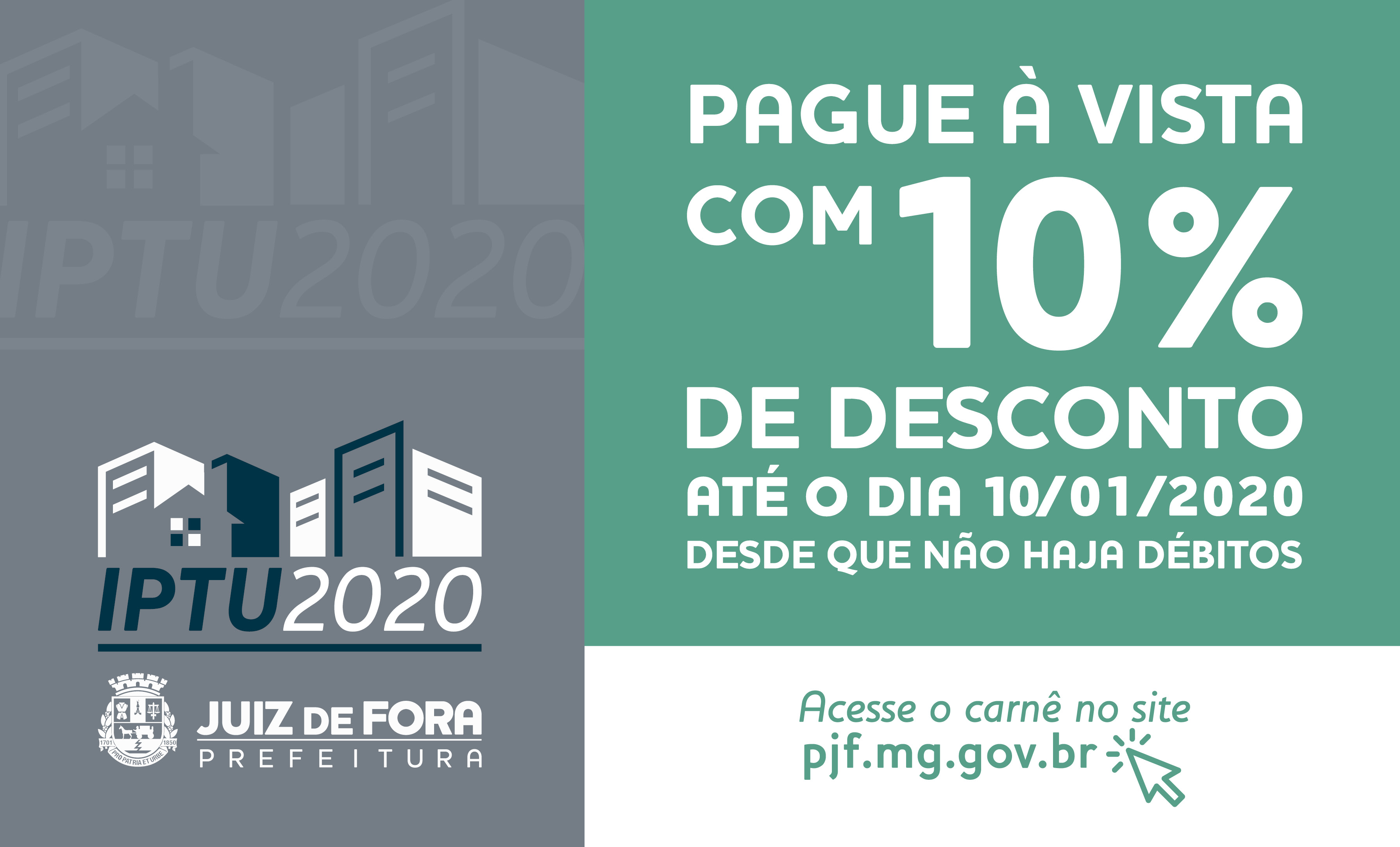 Prefeitura disponibiliza acesso ao carnê on-line do IPTU 2020 - Portal PJF  | Notícias