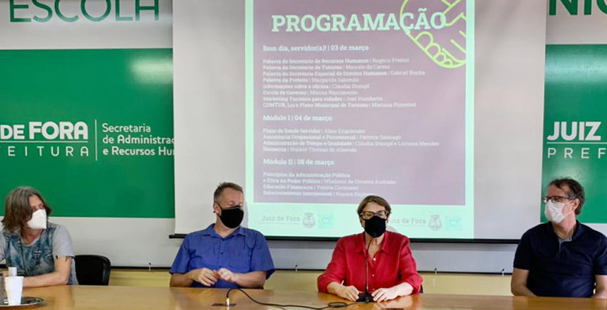 Portal de Not�cias PJF | PJF realiza oficina de integra��o com servidores da Secretaria de Turismo | SRH - 3/3/2021