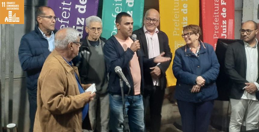 Portal de Not�cias PJF | Prefeita Margarida Salom�o entrega a obra de conten��o na Rua Rosa Sffeir | PREFEITA - 3/7/2024