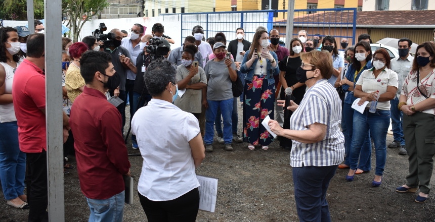 Portal de Notcias PJF | PJF e MRS inauguram novo ecoponto de Juiz de Fora no bairro Barbosa Lage | PREFEITA - 3/12/2021