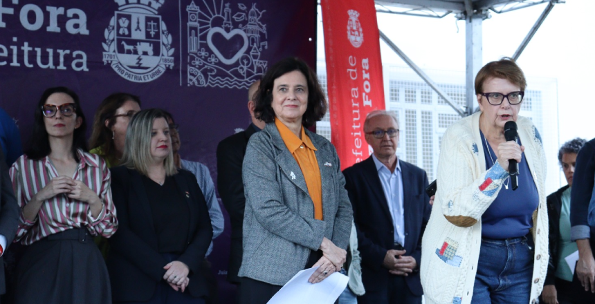 Portal de Not�cias PJF | Com an�ncio da Ministra da Sa�de de novo CAPS, PJF inaugura nova UBS J�quei Clube I | PREFEITA - 4/6/2024