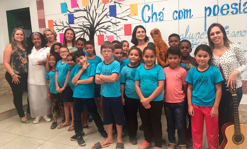 Portal de Notcias PJF | Escola Municipal Padre Wilson promove Ch com Poesia para pais e alunos | SE - 4/12/2018