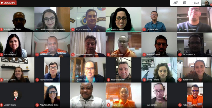 Portal de Not�cias PJF | Primeiro dia do workshop �Juiz de Fora Mais Resiliente� prop�e uni�o entre �rg�os de socorro a desastres | DEFESA CIVIL - 5/11/2020