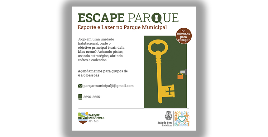 Parque Municipal abre agenda para o Escape Parque - Portal PJF