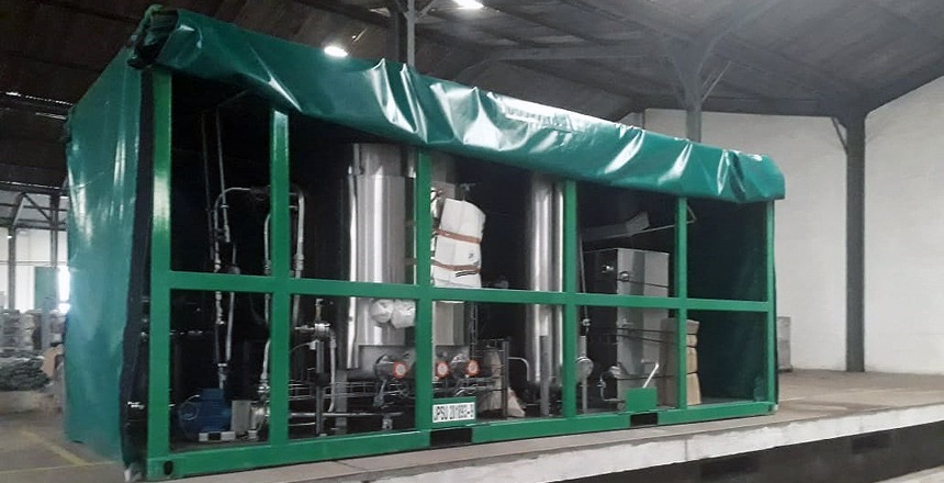 Portal de Not�cias PJF | Maquin�rio para a instala��o de usina de biodiesel chega a Juiz de Fora | SEDETA - 8/1/2021