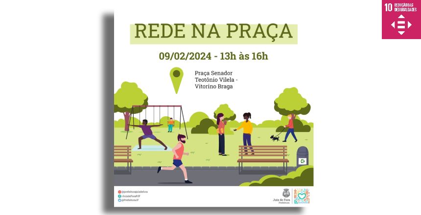 Portal de Notcias PJF | Rede na Praa oferece servios variados no bairro Vitorino Braga | SAS - 8/2/2024