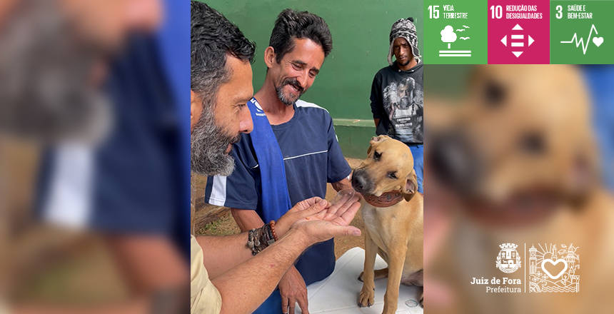 Portal de NotÃ­cias PJF | Animais dos assistidos pelo Centro Pop recebem vacina e remédios - SAS | 8/9/2023
