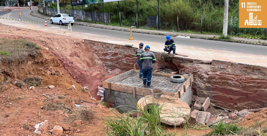 Portal de Not�cias PJF | Prefeitura inicia obras de macrodrenagem para conten��o de enchentes no bairro Santa Luzia | SO - 9/8/2023