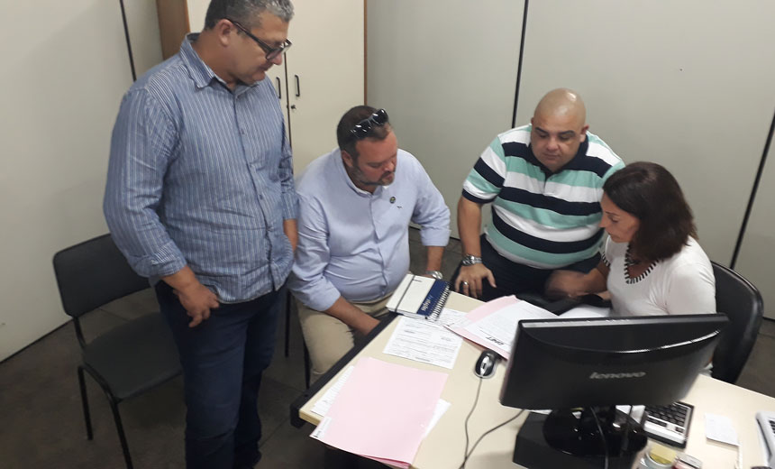 Portal de Notcias PJF |  Departamento recebe representantes da prefeitura de Volta Redonda | SARH - 11/2/2019