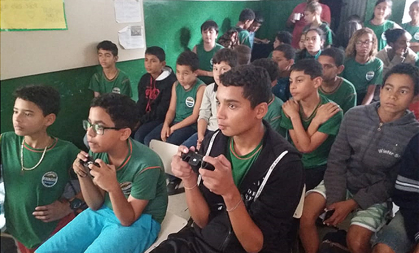 Portal de Notcias PJF | Escola "Dom Justino" realiza "Copa do Mundo de Videogame" entre alunos | SE - 12/6/2018
