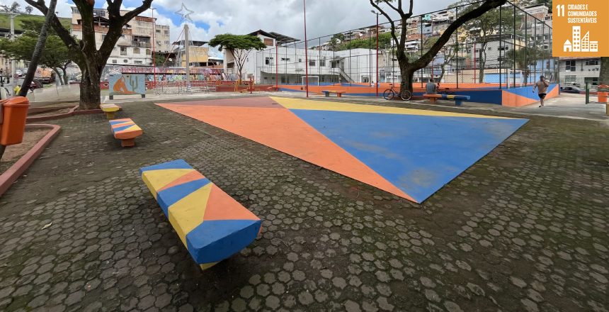 Portal de Not�cias PJF | Boniteza na pra�a: PJF finaliza revitaliza��o da pra�a de Santa Luzia | EMPAV - 13/12/2024
