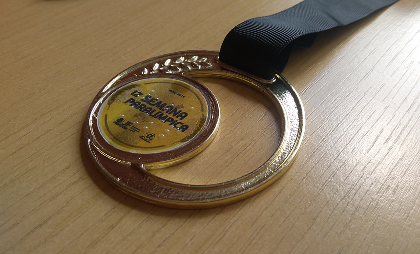 Medalha em Braille é novidade na 12ª Semana Paralímpica Portal PJF