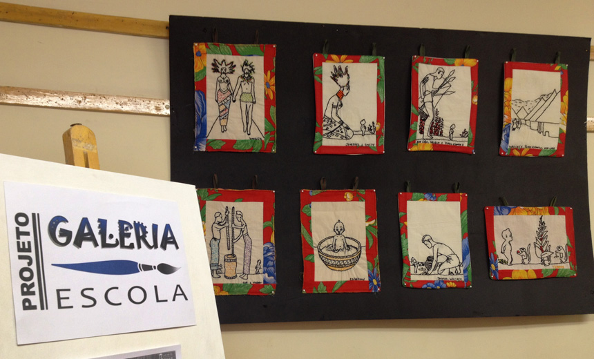 Portal de Notcias PJF | Galeria Escola expe bordados inspirados em lenda africana | SE - 14/8/2017