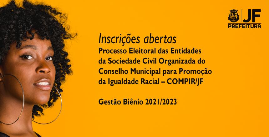 Portal de Notcias PJF | Conselho de Promoo da Igualdade Racial abre inscries para processo eleitoral | SDS - 14/9/2020