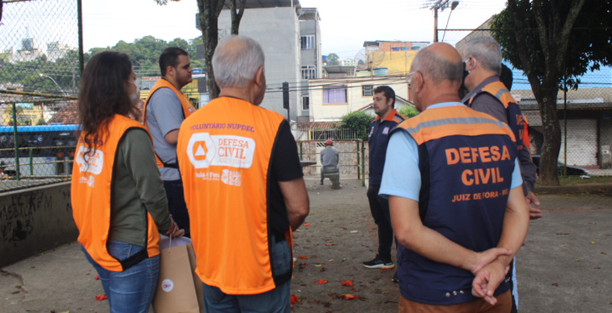 Portal de Not�cias PJF | Defesa Civil finaliza o �ltimo m�dulo do Nupdec de Santa Luzia | DEFESA CIVIL - 16/5/2022