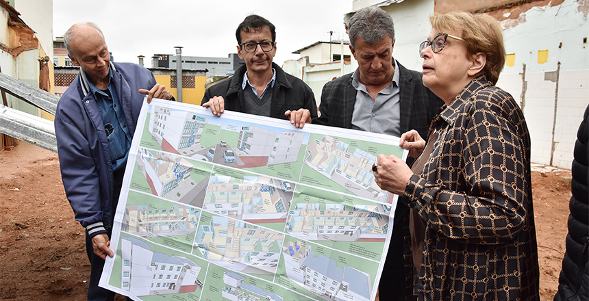 Portal de Not�cias PJF | Prefeita visita local da futura UBS Manoel Hon�rio | SS - 16/9/2022