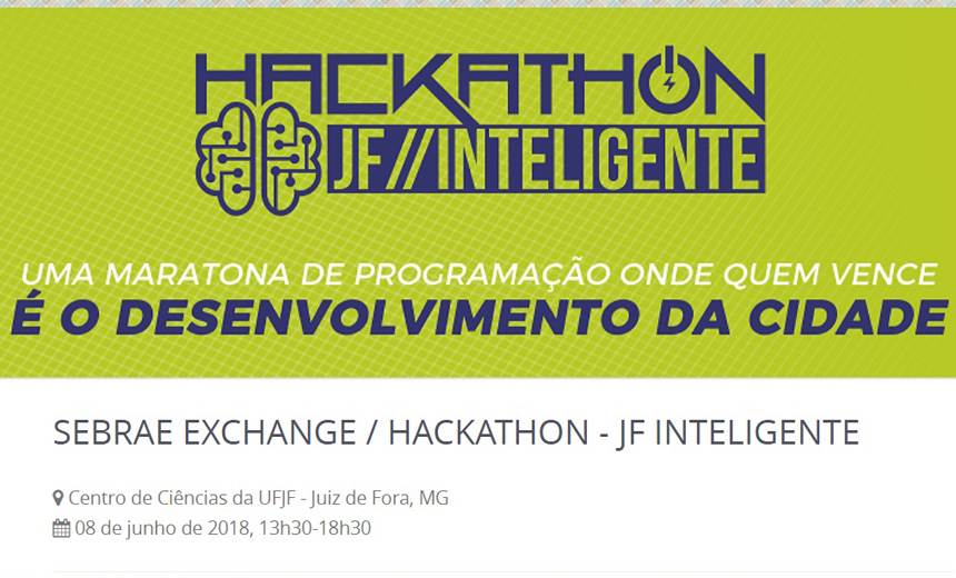 Portal de Notcias PJF | Cidade inteligente ser tema de Hackathon realizado em Juiz de Fora | SEDETTUR - 18/5/2018