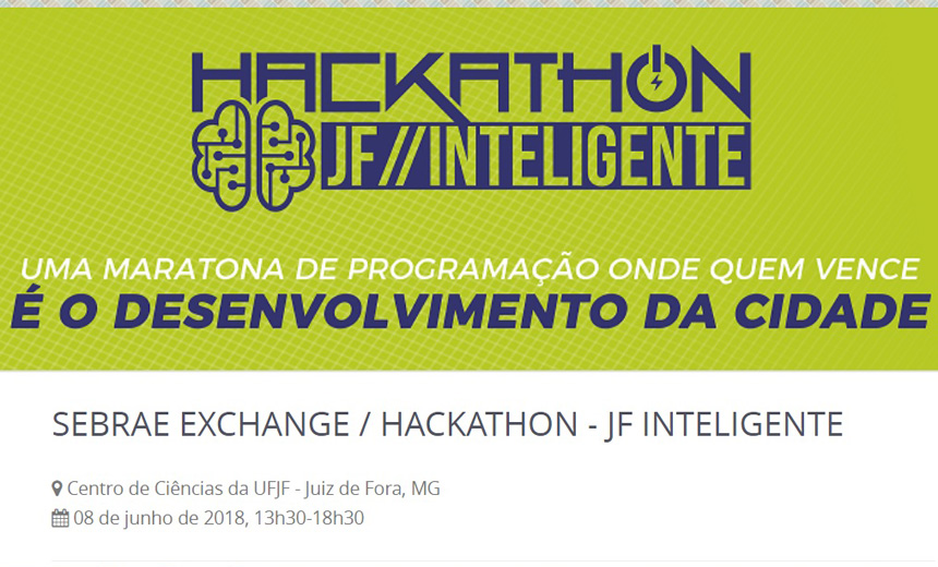 Portal de Not�cias PJF | �Cidade inteligente� ser� tema de Hackathon realizado em Juiz de Fora | SEDETTUR - 18/5/2018