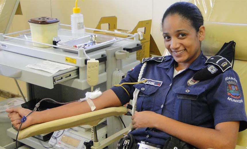 Portal de Notcias PJF | Guarda Municipal chama comunidade para doao de sangue | SESUC - 18/6/2018