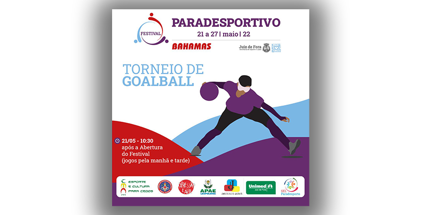 Portal de Not�cias PJF | Goalball � a primeira modalidade do Festival Paradesportivo, que tem in�cio neste s�bado, 21 | SEL - 19/5/2022