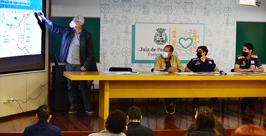 Portal de Not�cias PJF | Rua Jos� Louren�o ser� interditada por risco de deslizamento de terra  | SMU - 19/8/2021