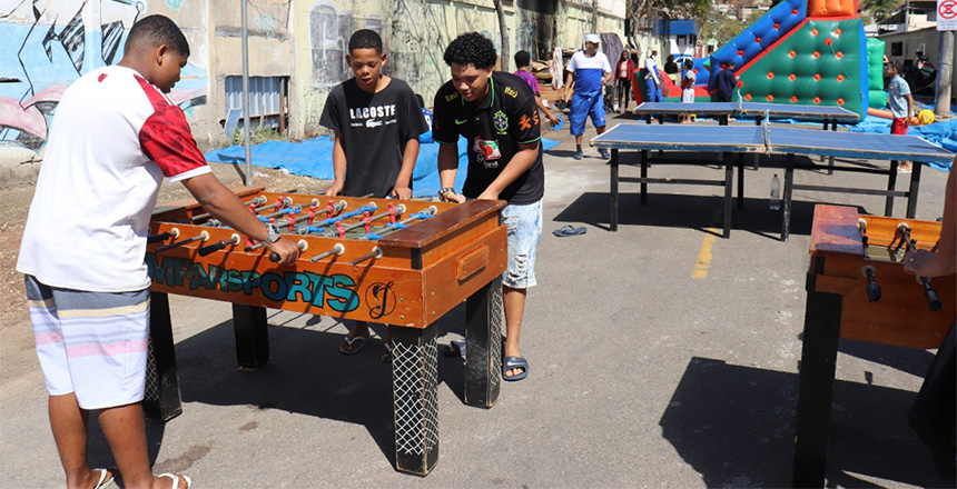 Portal de Not�cias PJF | PJF inaugura projeto �Rua de Brincar� no bairro J�quei I | SG - 19/9/2022