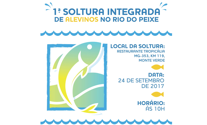 Portal de Notcias PJF | SMA promove 1 Soltura Integrada de Alevinos no Rio do Peixe | SMA - 19/9/2017