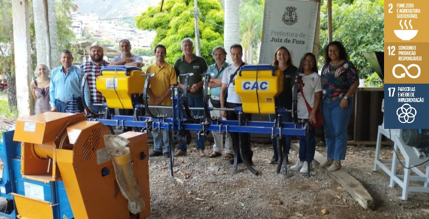 Portal de Not�cias PJF | Prefeitura recebe implementos agr�colas para fomento da produ��o de alimentos | SEAPA - 19/12/2023