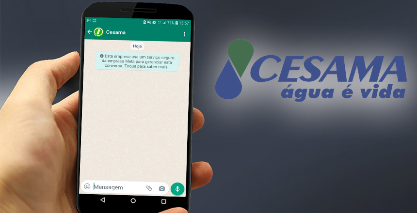 Portal de Notícias PJF | Cesama lança novo número de WhatsApp para atendimento à população | CESAMA - 20/6/2023